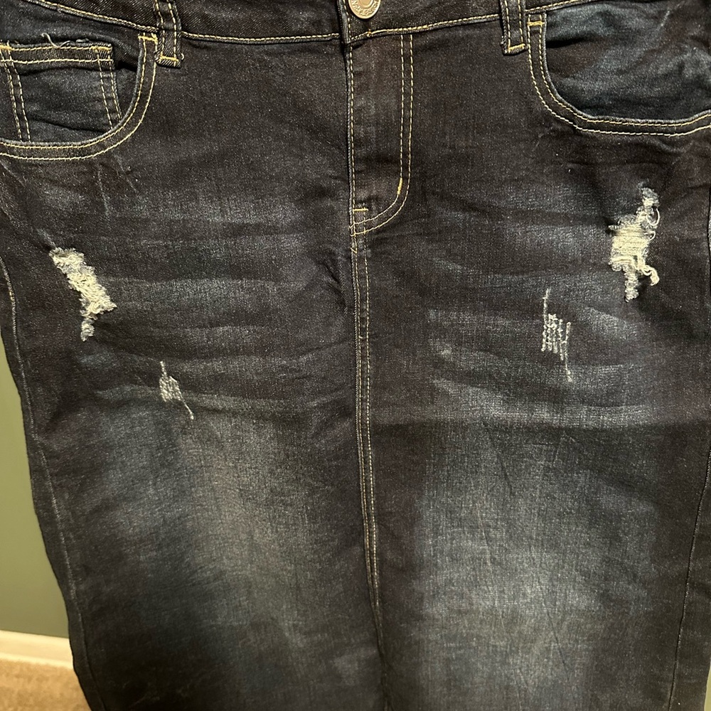 Women's Relaxed Denim Skirt